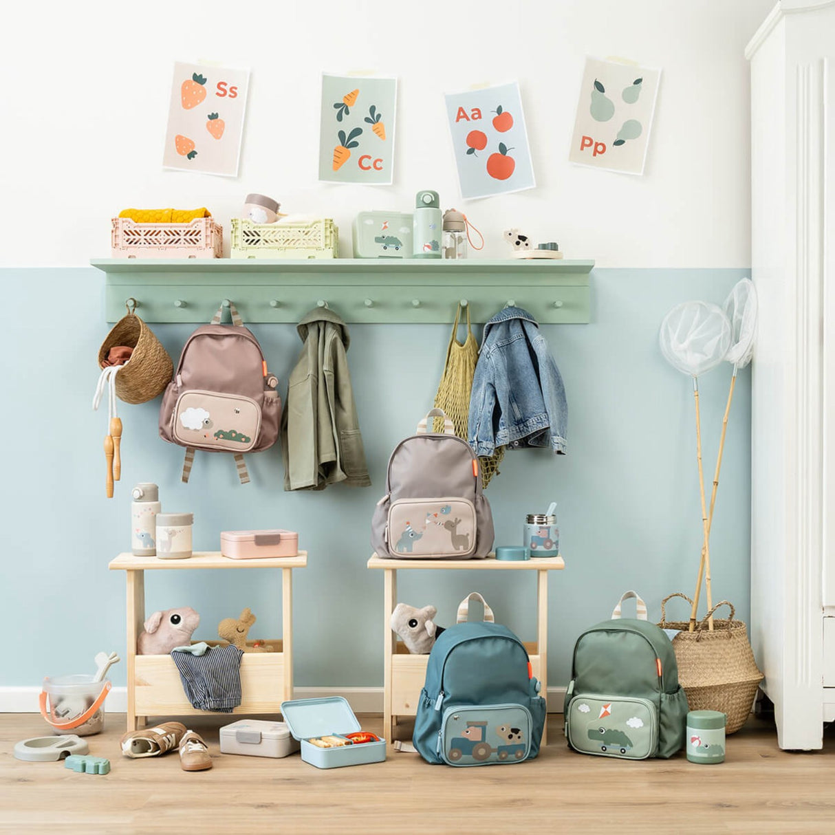 DonebyDeer Green Børnerygsæk Playground 7,5 L