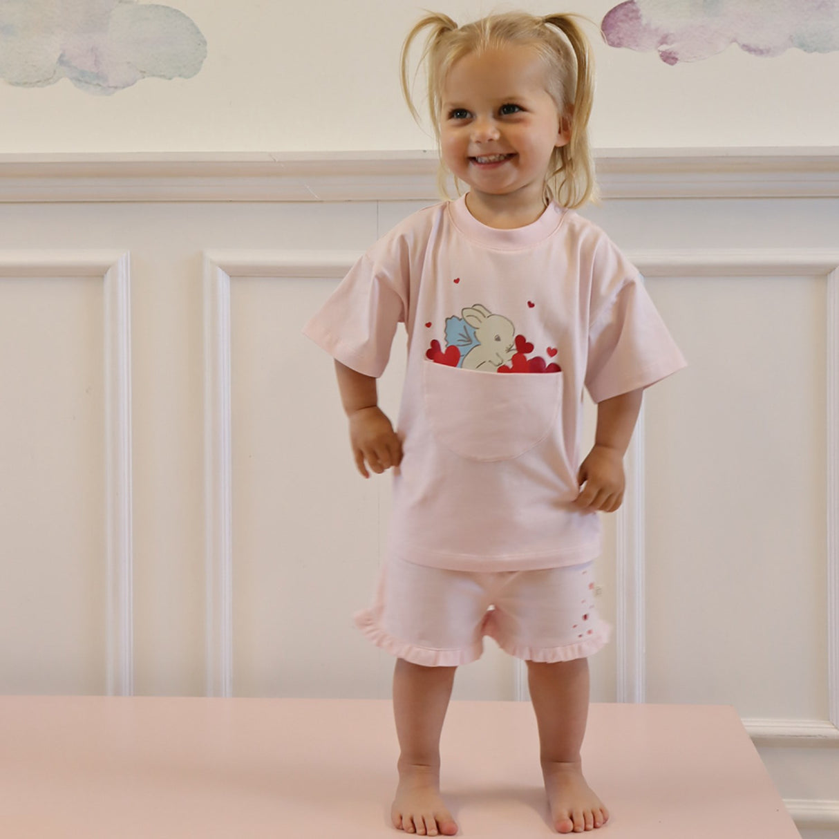 That's Mine X Luksusbaby Soft Pink Lara Sæt