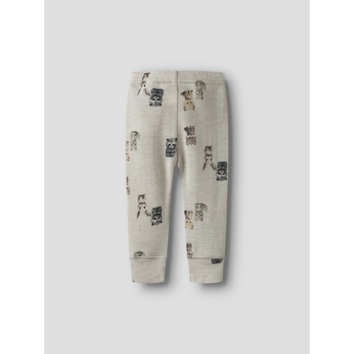 Name It Nacreous Cloud Forest Animals Nbmwang Uld Rib Long Johns Aop