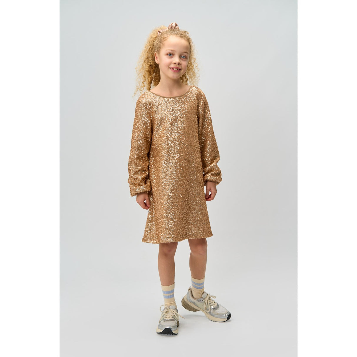 The New Gold Rupa L_S Paliet Kjole