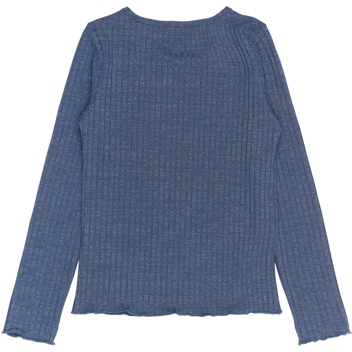 The New Navy Blazer Rina L_S Glitter Rib Tee