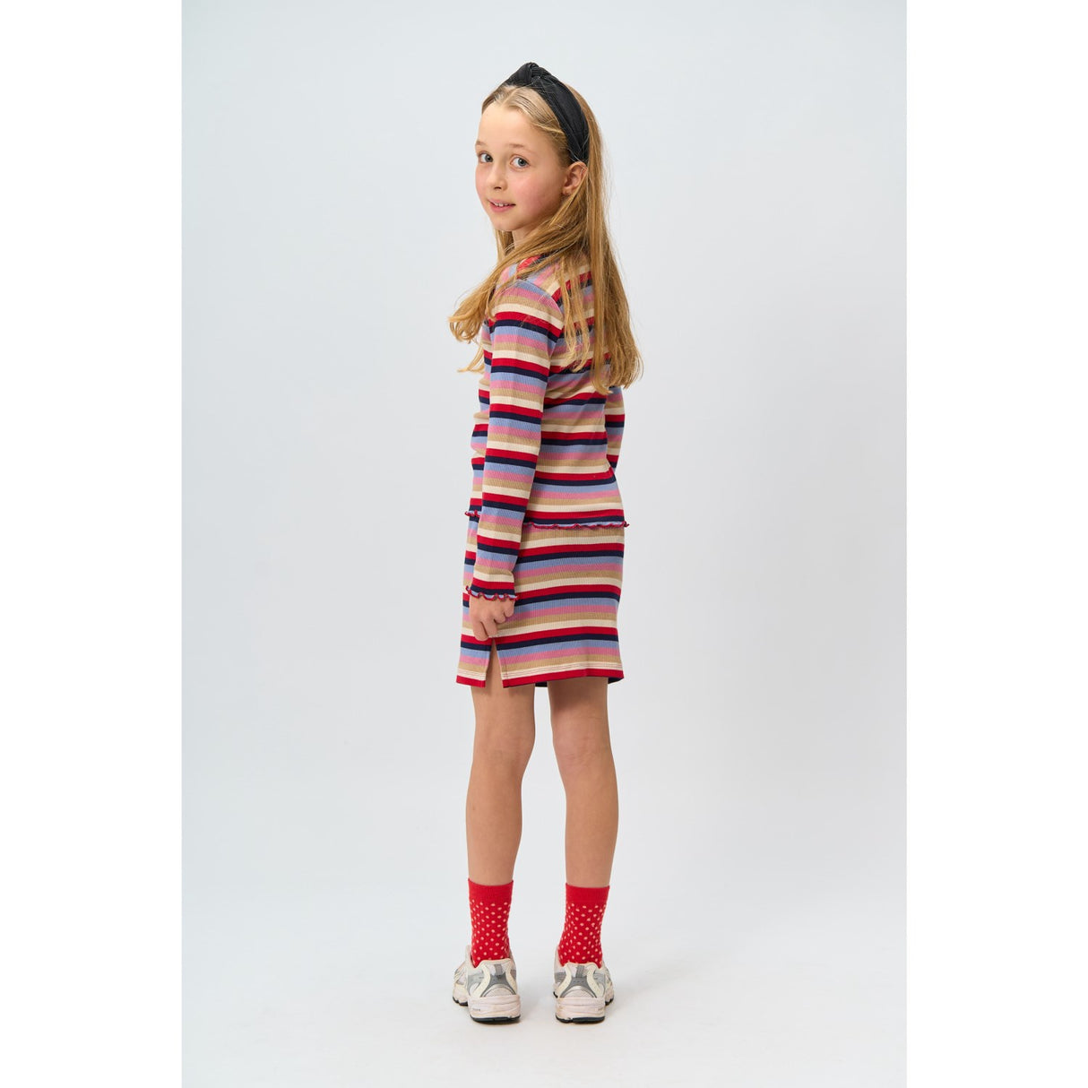 The New Multi Striped Rosie L_S Rib Tee