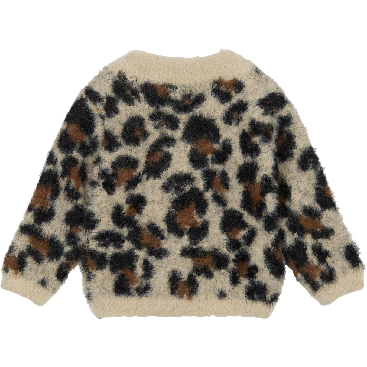 THE NEW Siblings Feather Gray AOP Pamela Jacquard Cardigan