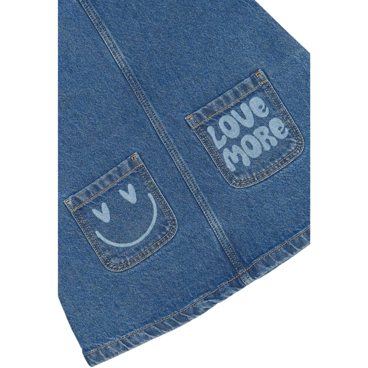 THE NEW Siblings Medium Blue Denim Pida S_L Denim Kjole