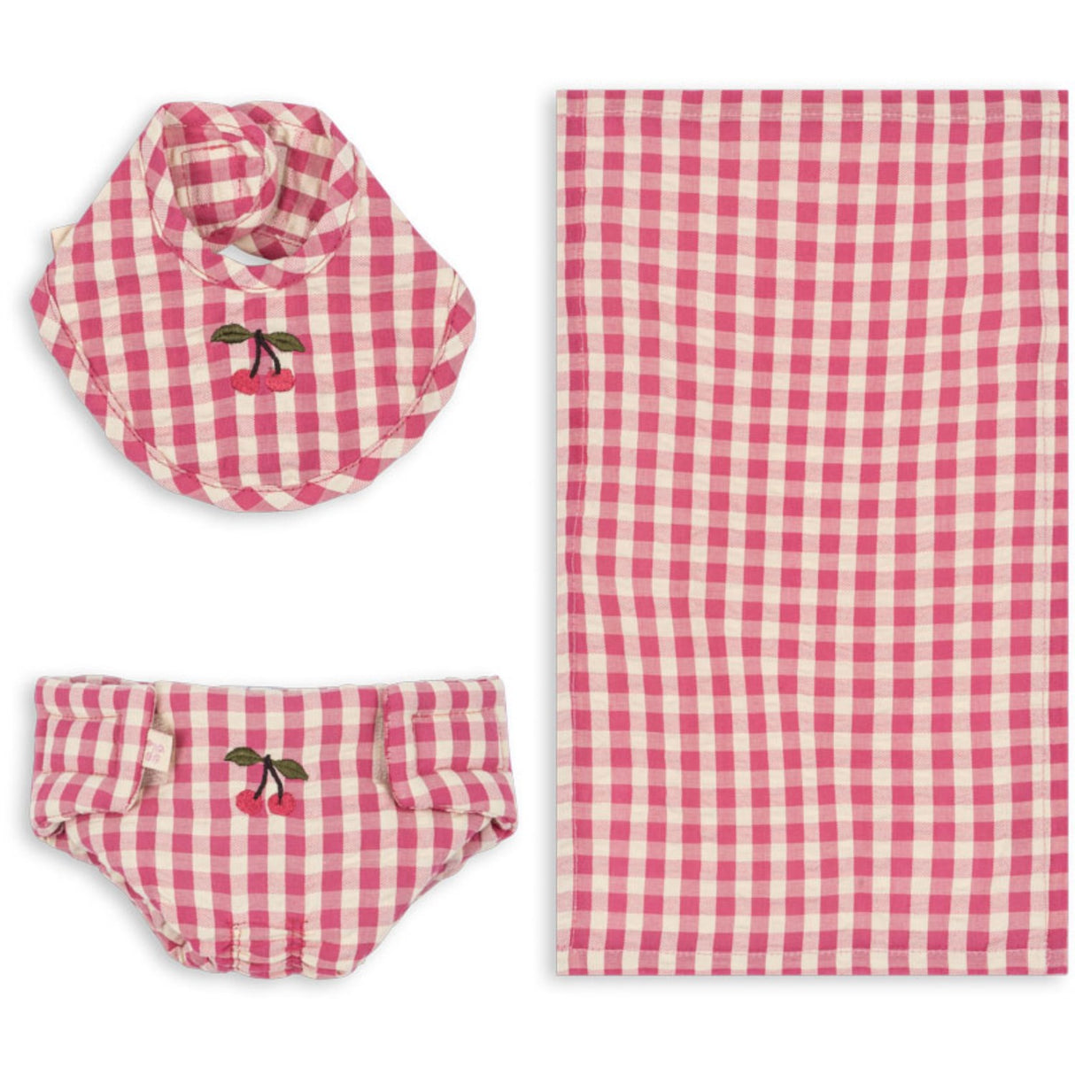 Konges Sløjd Bubblegum Check Dukke Puslesæt