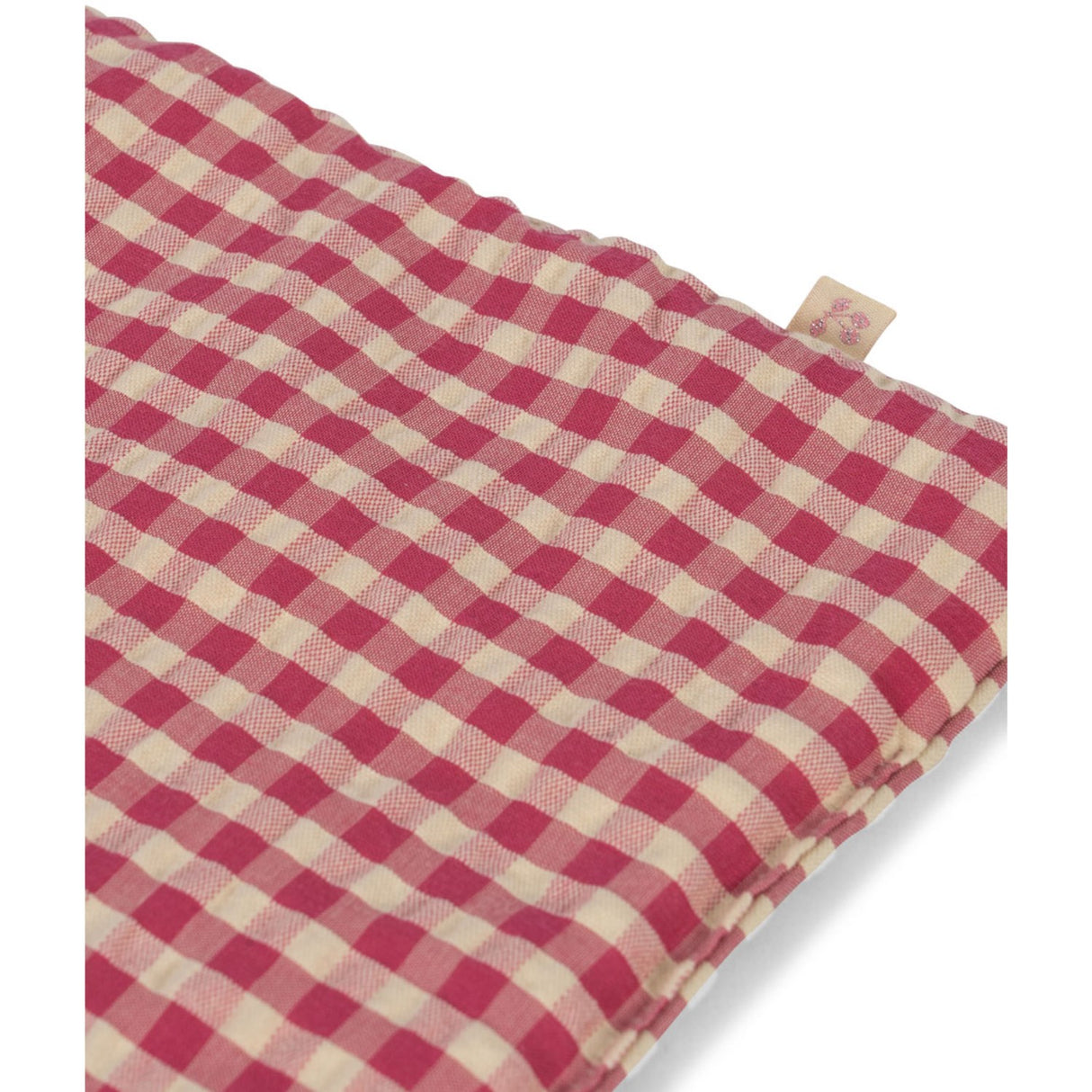 Konges Sløjd Bubblegum Check Dukke Sengetøj