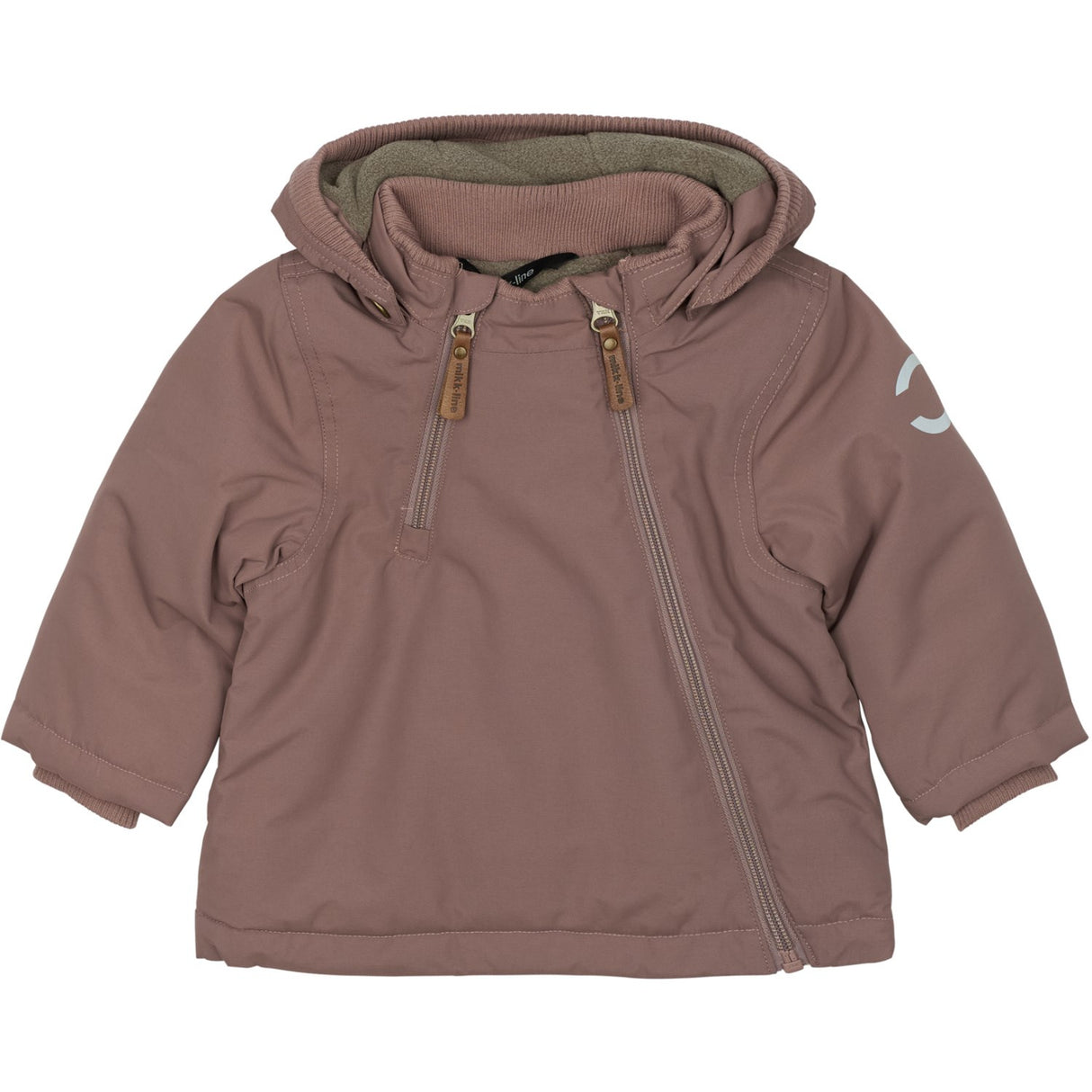 Mikk-Line Twilight Mauve Nylon Baby Jakke - Solid