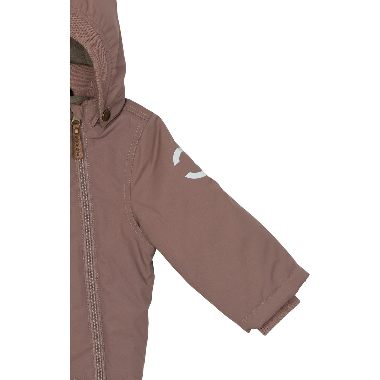 Mikk-Line Twilight Mauve Nylon Baby Jakke - Solid