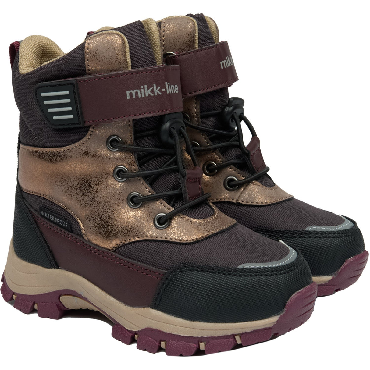 Mikk-Line Raisin Winter Støvle Tex Velcro
