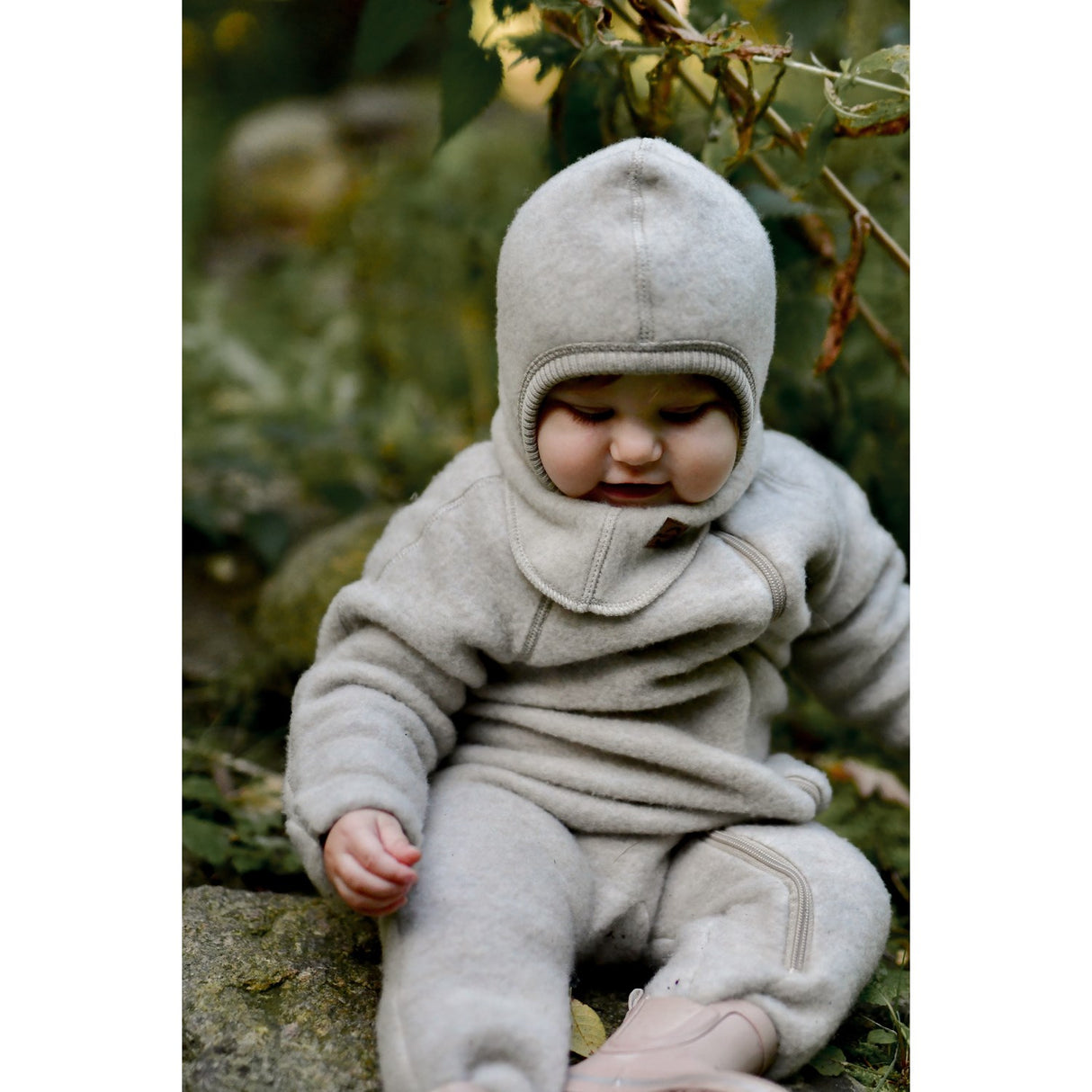 Mikk-Line Melange Offwhite Uld Fullface