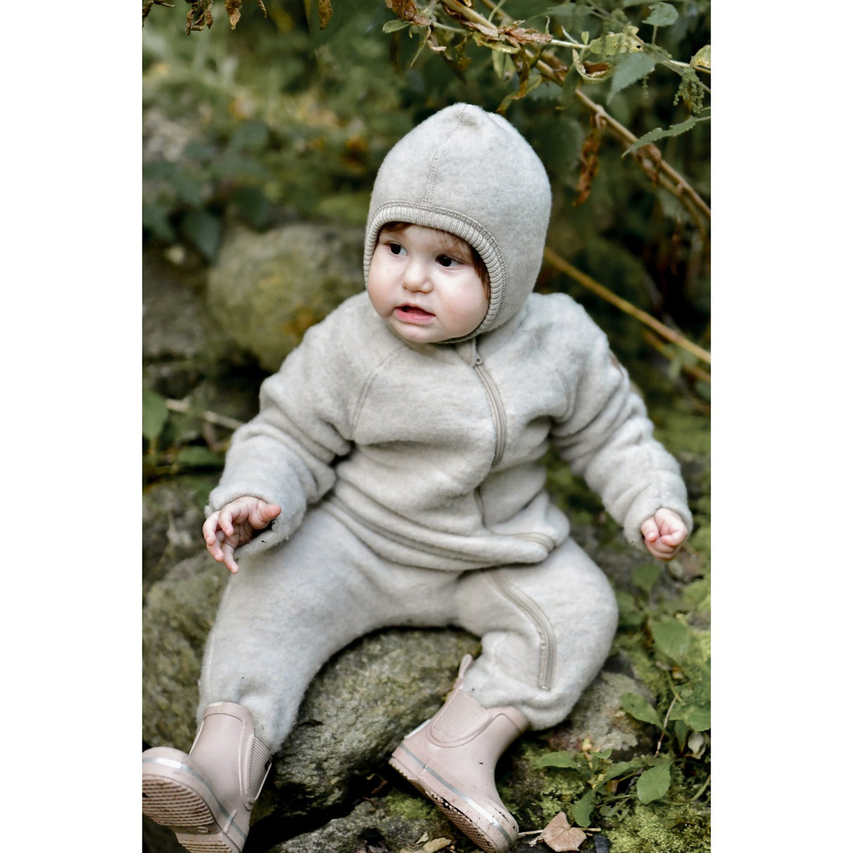 Mikk-Line Melange Offwhite Uld Fullface