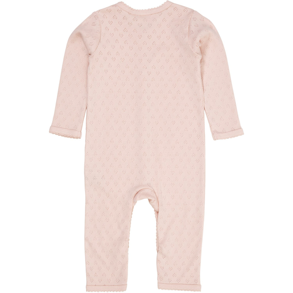 COPENHAGEN COLORS Dusty Rose Pointelle Heart Full Body