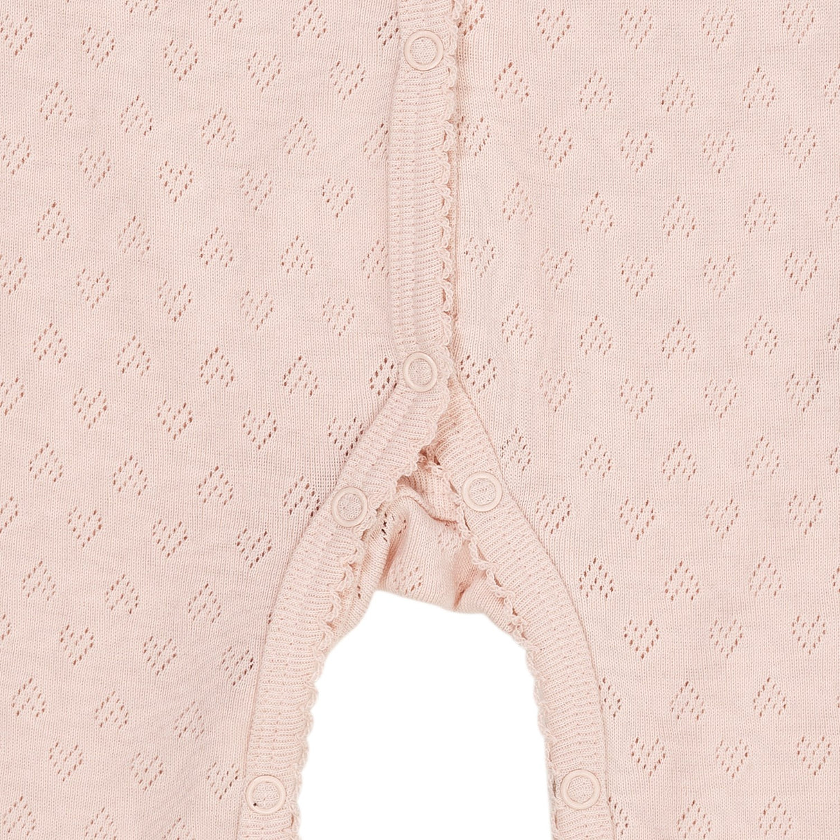 COPENHAGEN COLORS Dusty Rose Pointelle Heart Full Body