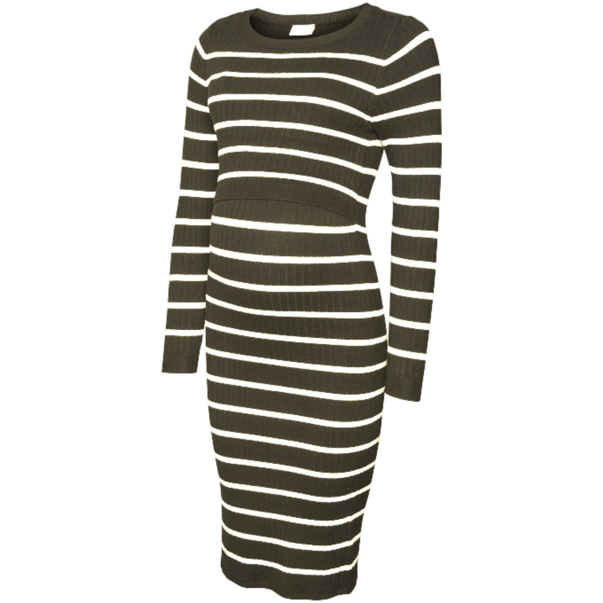 Mama;licious Grape Leaf Snow White Mlnewsiv June Ls Uk Strik Kjole 2F A Noos