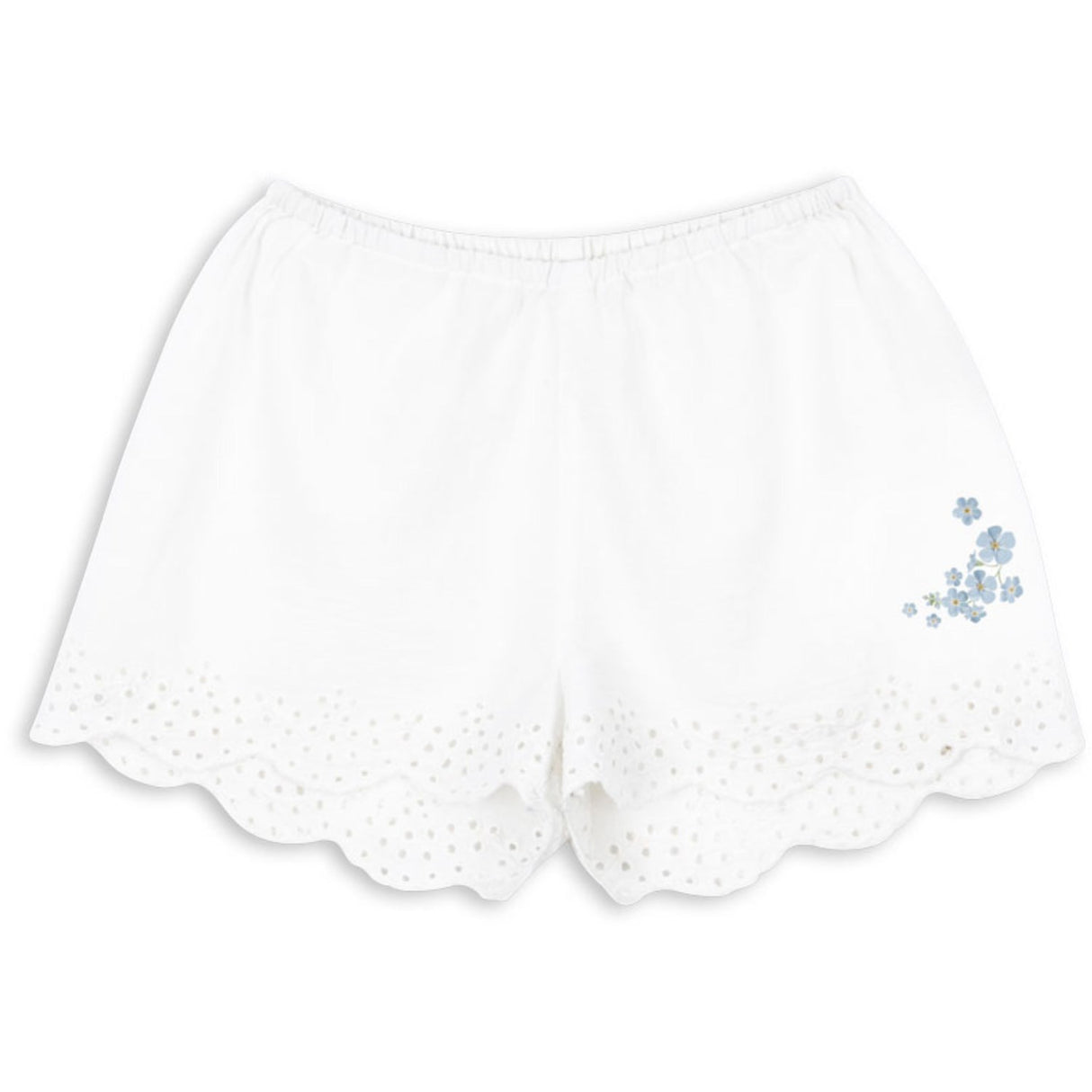 Konges Sløjd Optic White RHW X KS Fiori Shorts GOTS