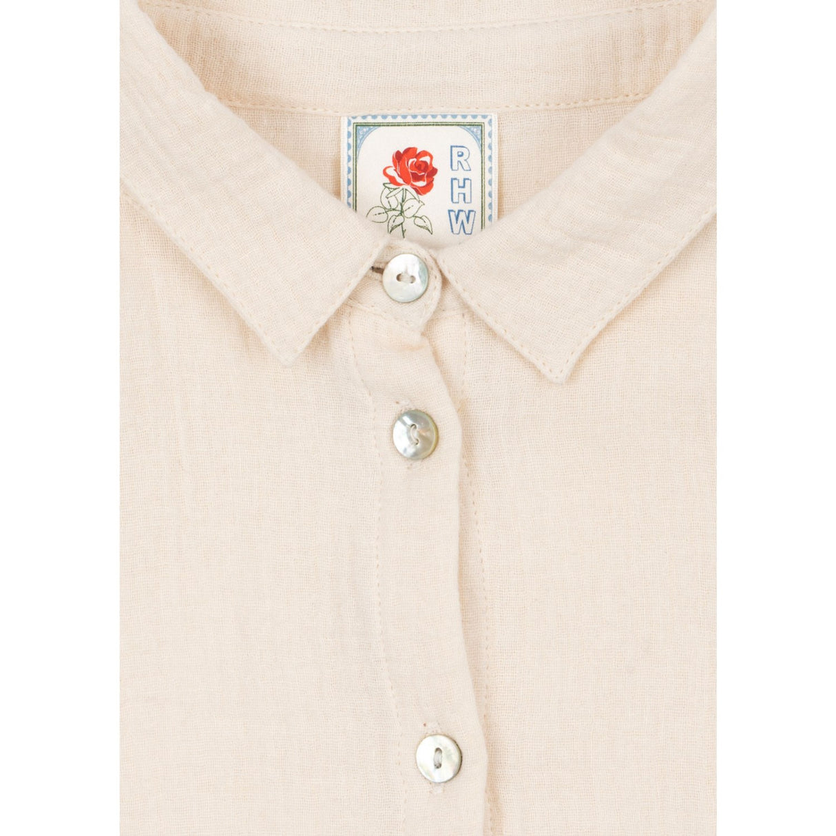 Konges Sløjd Mother Of Pearl RHW X KS Bella Skjorte GOTS