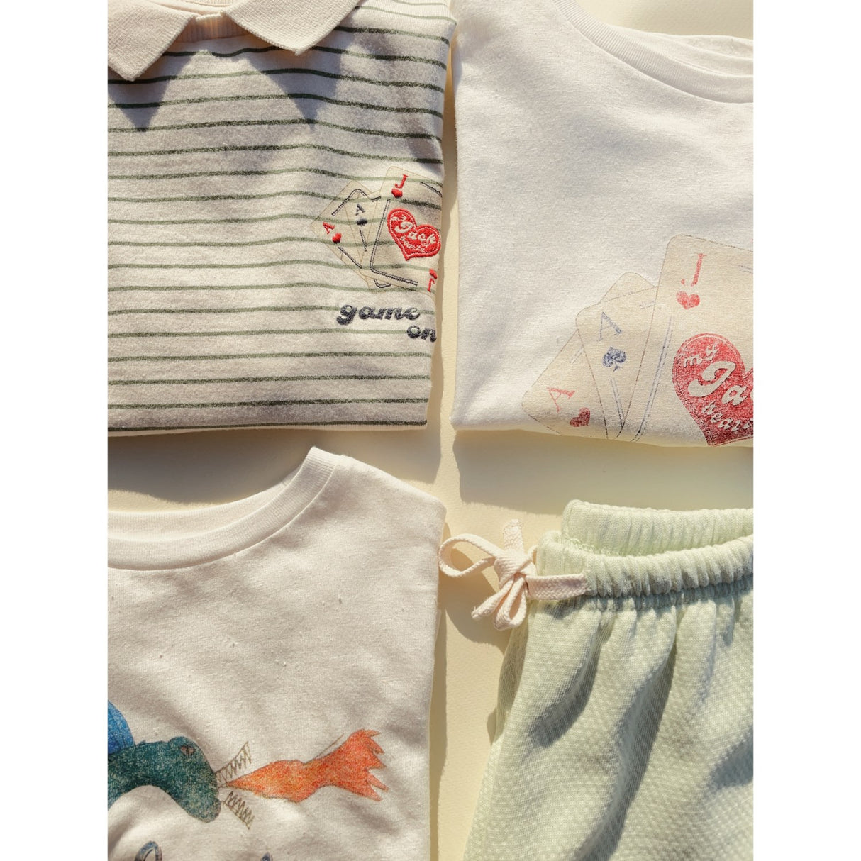 Konges Sløjd Meadow Mist RHW X KS Mono Shorts GOTS