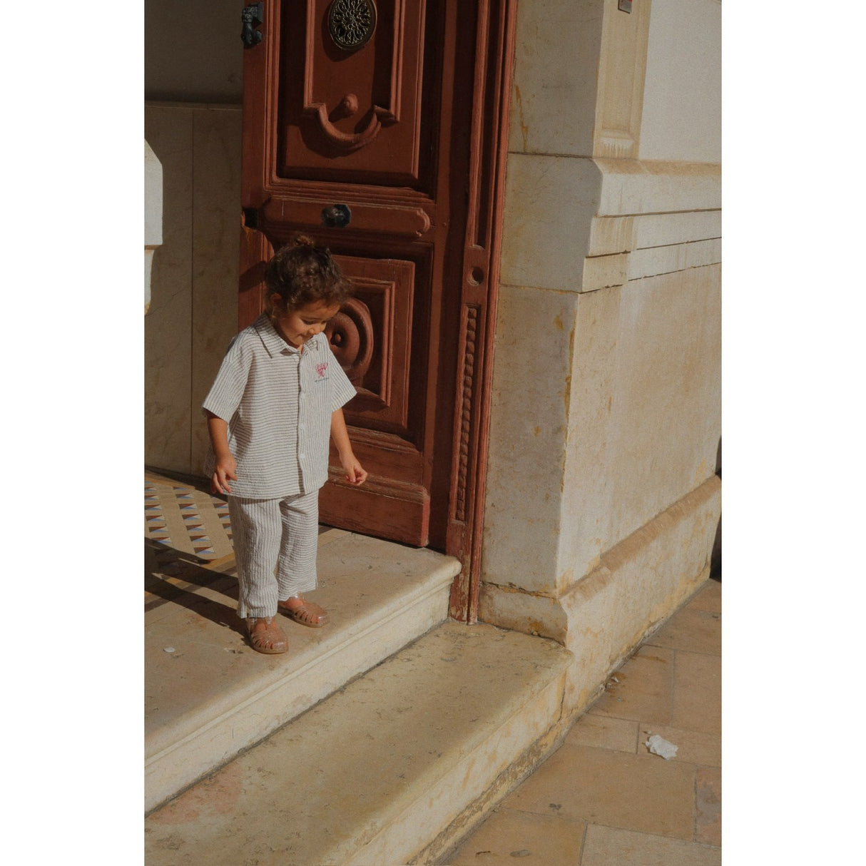 Konges Sløjd Stripe Bluie RHW X KS Duo Skjorte GOTS