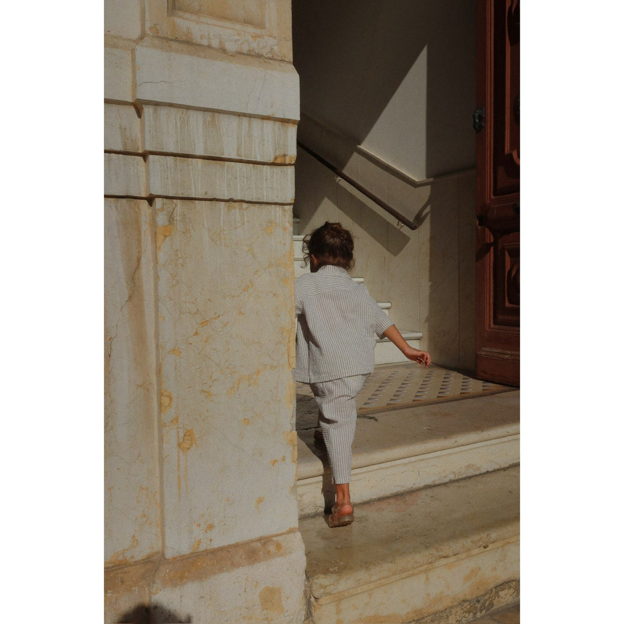 Konges Sløjd Stripe Bluie RHW X KS Duo Skjorte GOTS