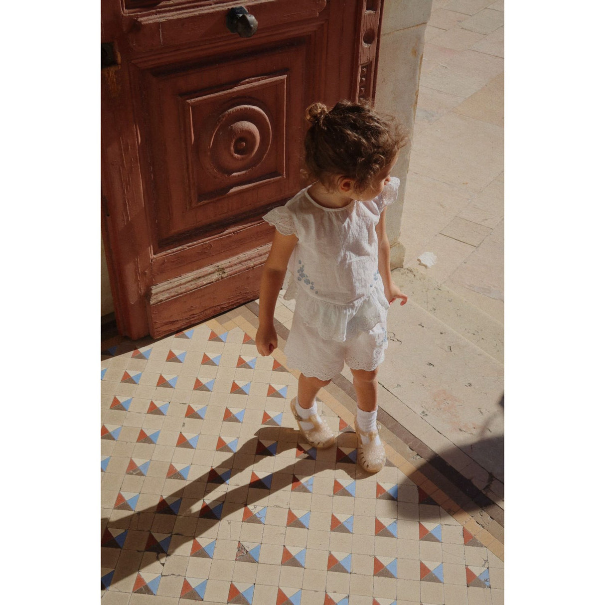 Konges Sløjd Optic White RHW X KS Fiori Top GOTS