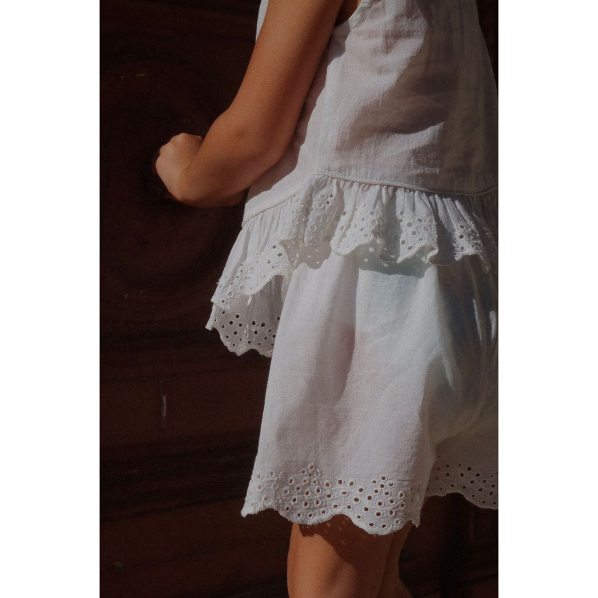 Konges Sløjd Optic White RHW X KS Fiori Shorts GOTS