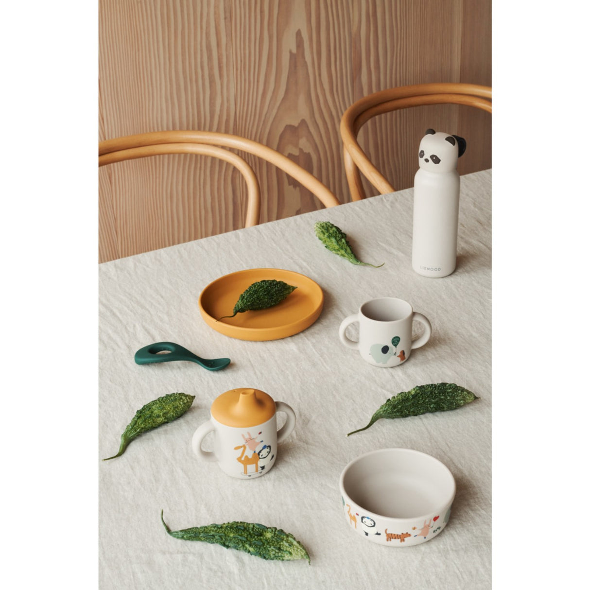LIEWOOD Around The World / Sandy Vivi Printed Tableware Sæt