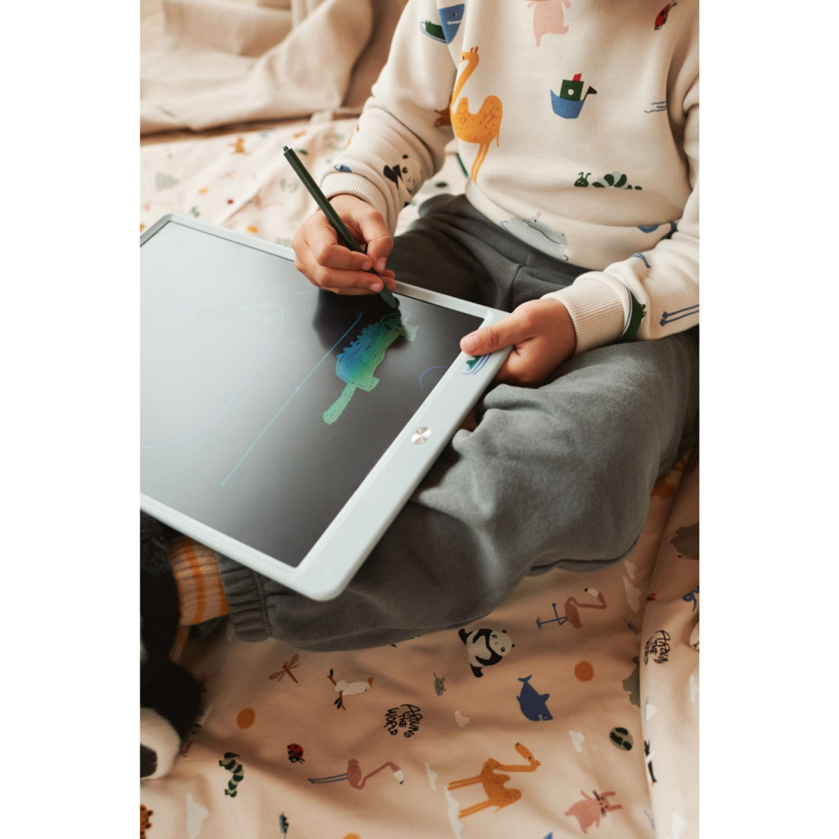 LIEWOOD Croco / Dove Blue Zora Magic Tegnetavle 13,5 Inches