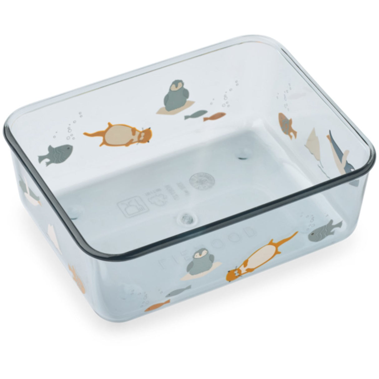 LIEWOOD Arctic Sea / Ocean View Ako Tritan Snack Box