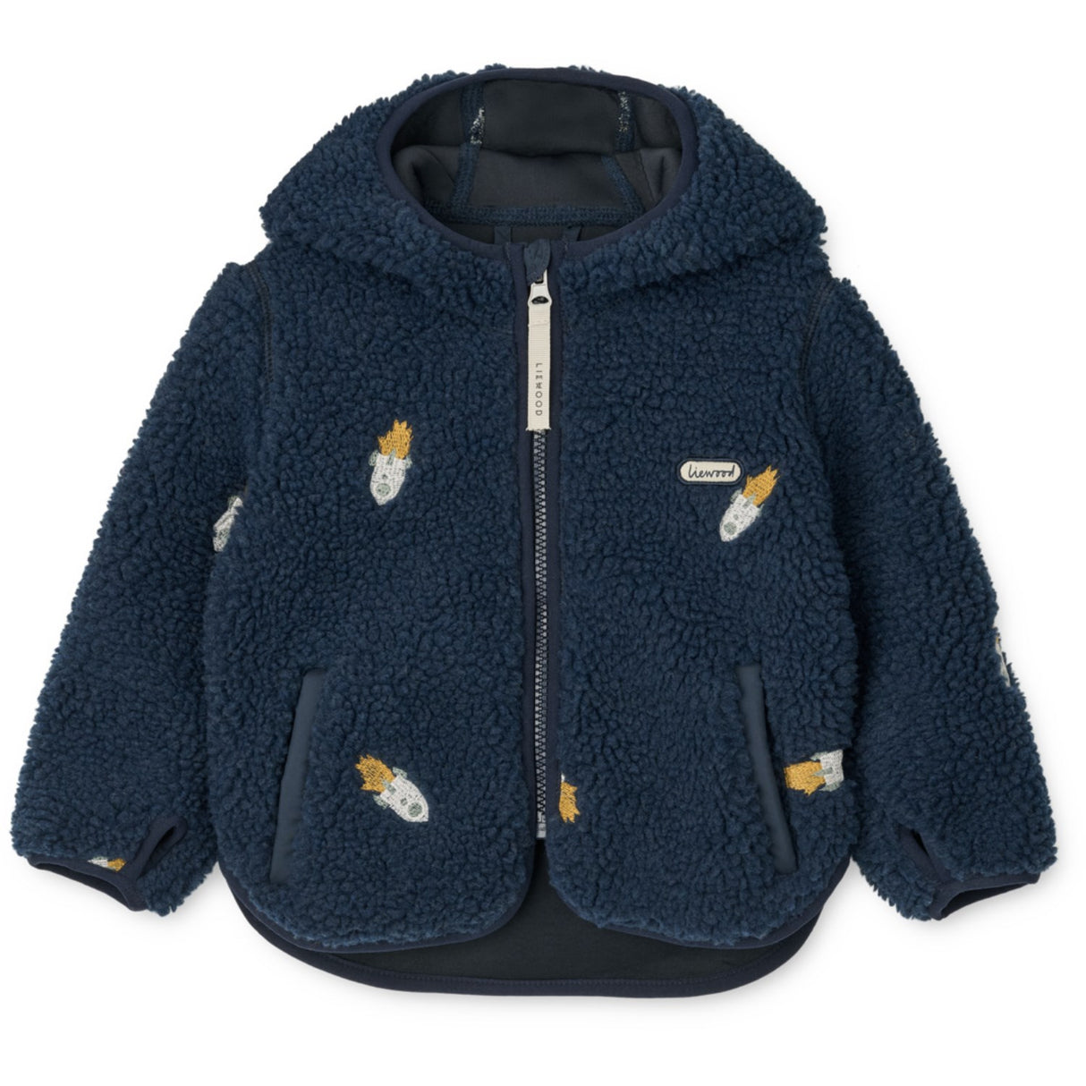 LIEWOOD Rocket / Classic Navy / Embroidery Mara Pile Jakke Med Ears