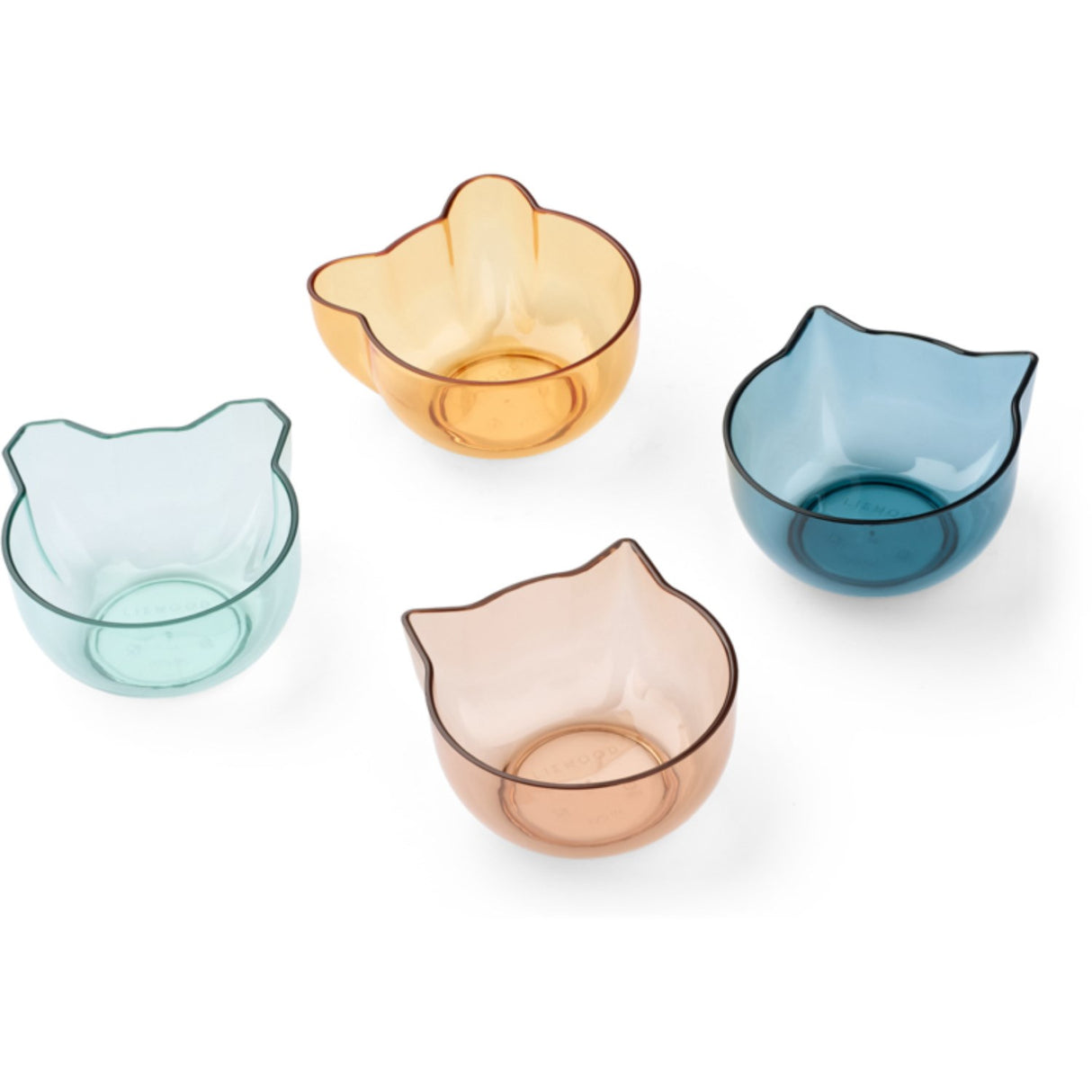 LIEWOOD Indigo Multi Mix Berno Tritan Skål 275 Ml 4-Pak