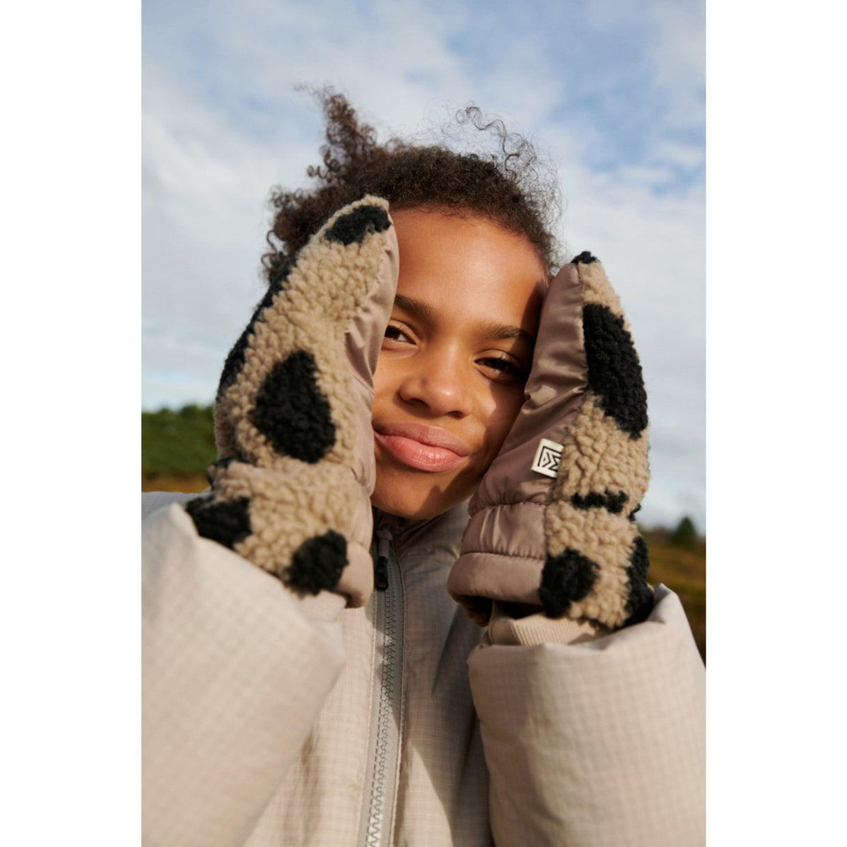 LIEWOOD Mega Leo / Oat Mix Grethe Pile Handsker