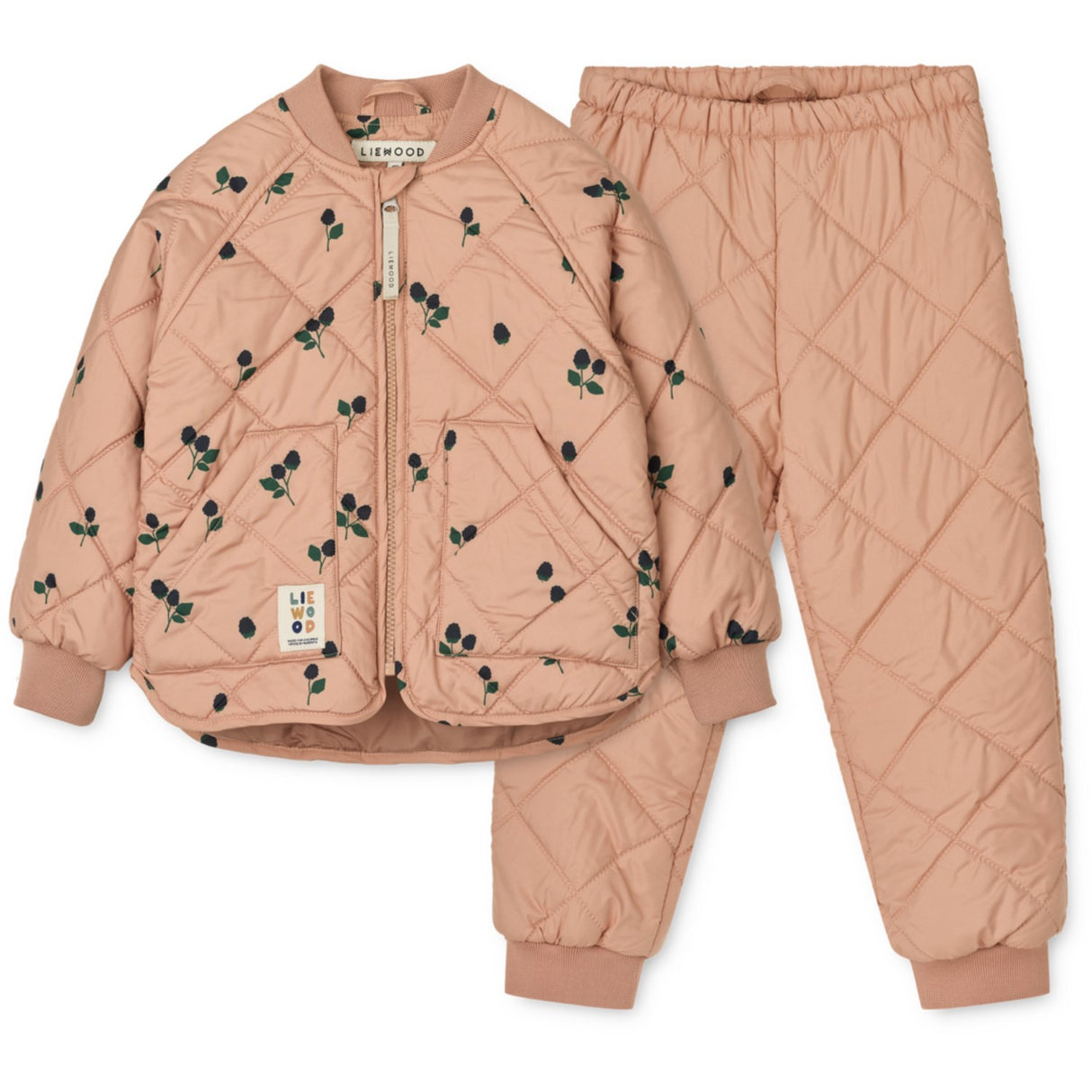 LIEWOOD Berry / Pale Tuscany / Embroidery Zella Thermo Sæt