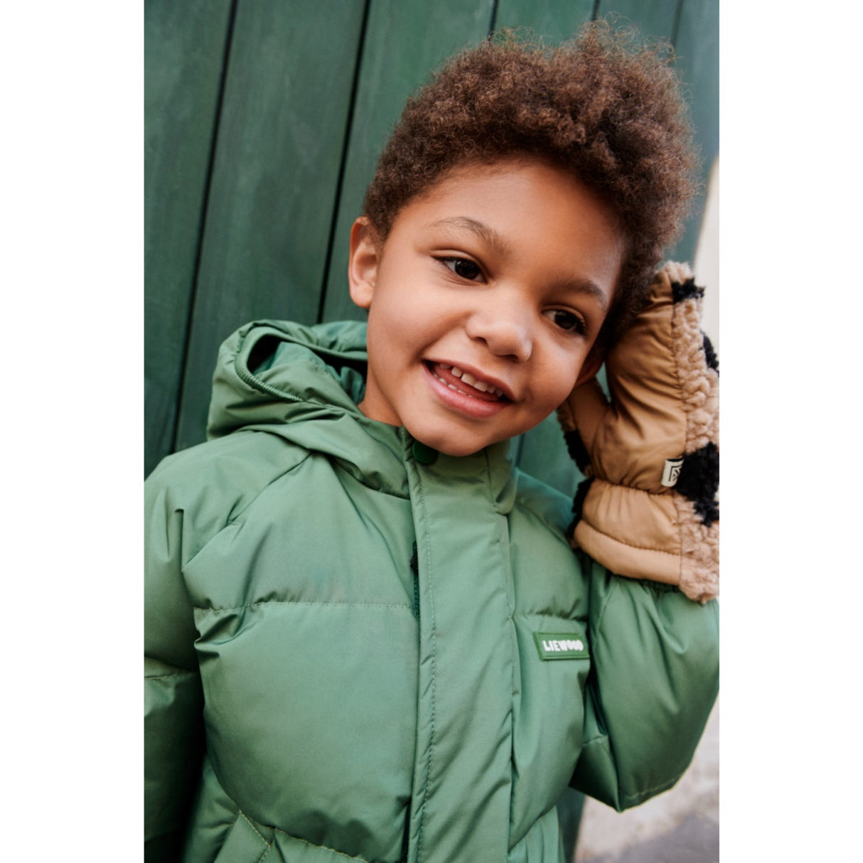 LIEWOOD Mega Leo / Oat Mix Grethe Pile Handsker