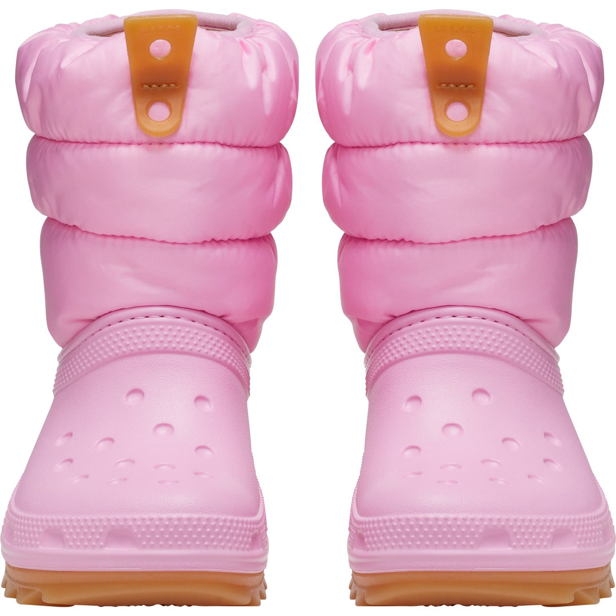 Crocs Pink Tweed/Gum Classic Neo Puff Støvle