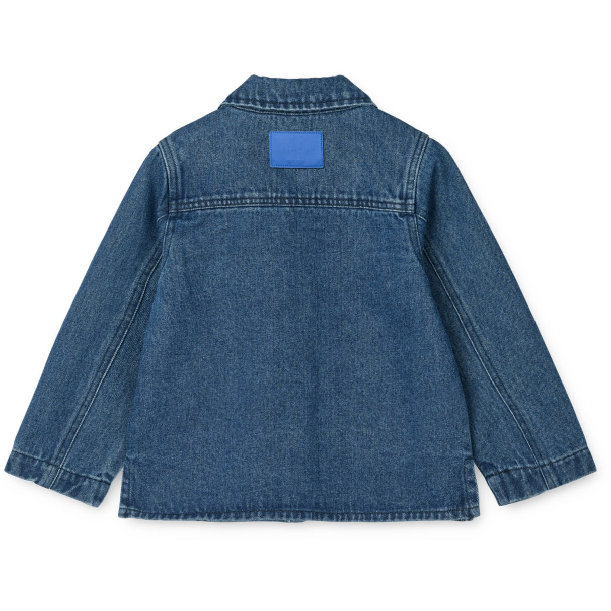 LIEWOOD Medium Blue Denim Kinsley Placement Denim Overshirt