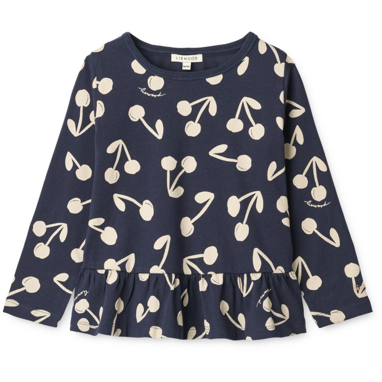 LIEWOOD Cherry Blossom / Classic Navy Margit Printed Bluse