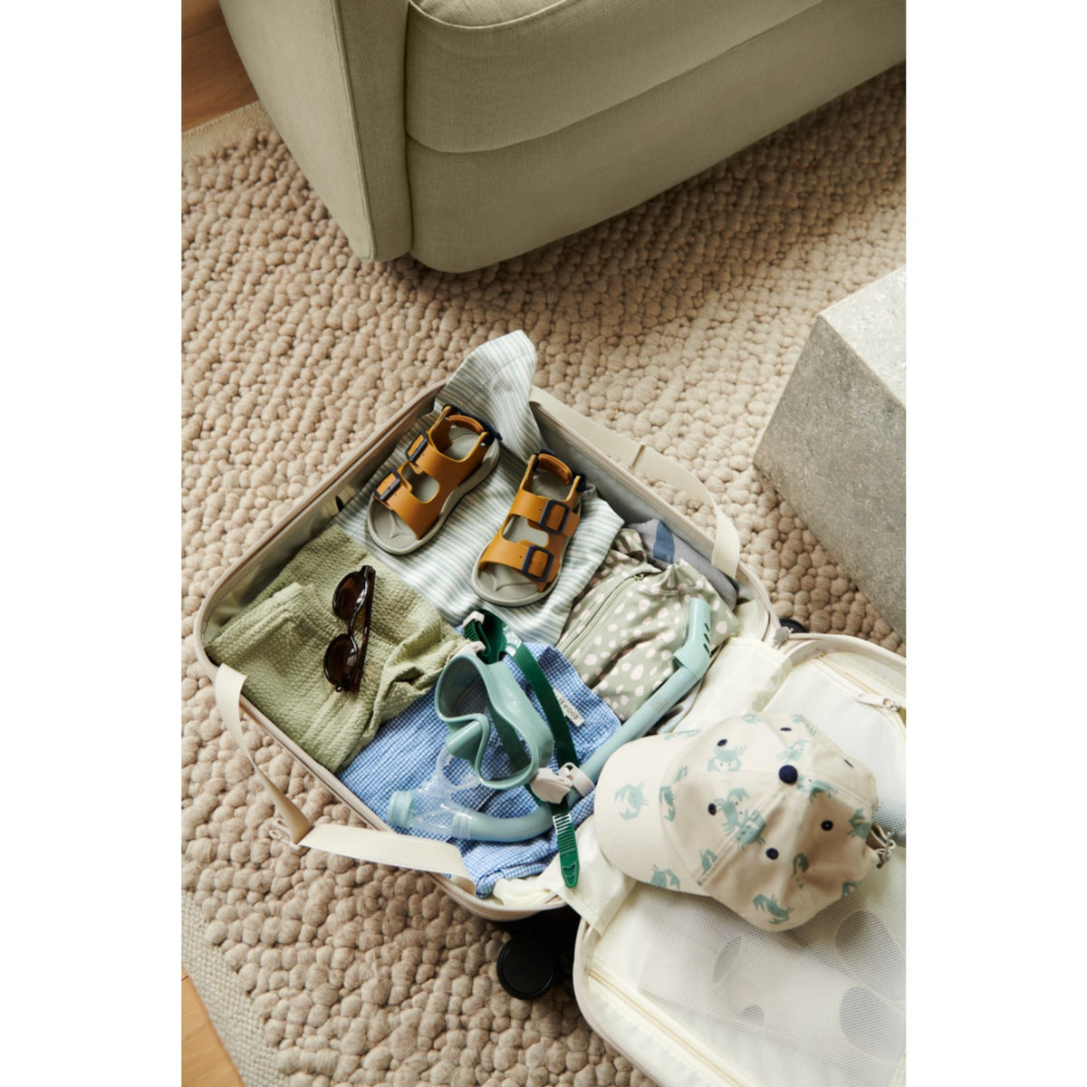 LIEWOOD Dinosaurs / Mist Hollie Hardcase Kuffert