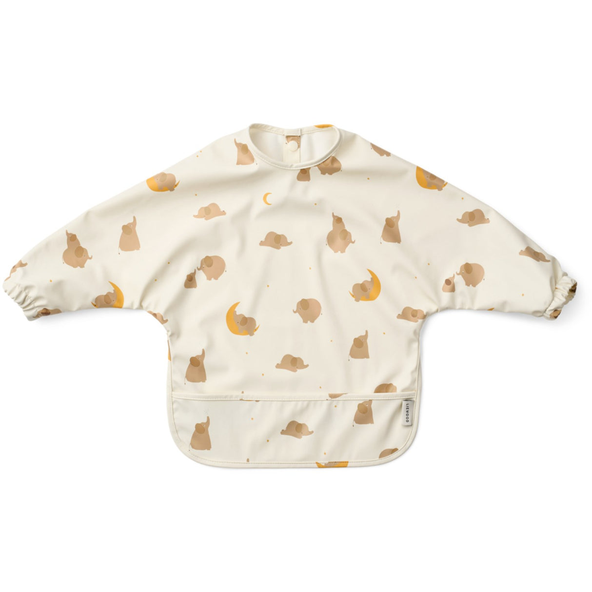 LIEWOOD Elephant / Creme De La Creme Merle Printed Cape Hagesmæk