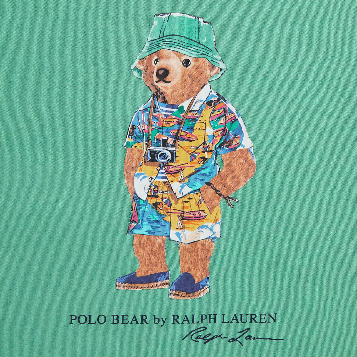 Polo Ralph Lauren Bear Haven Green Boy T-Shirt