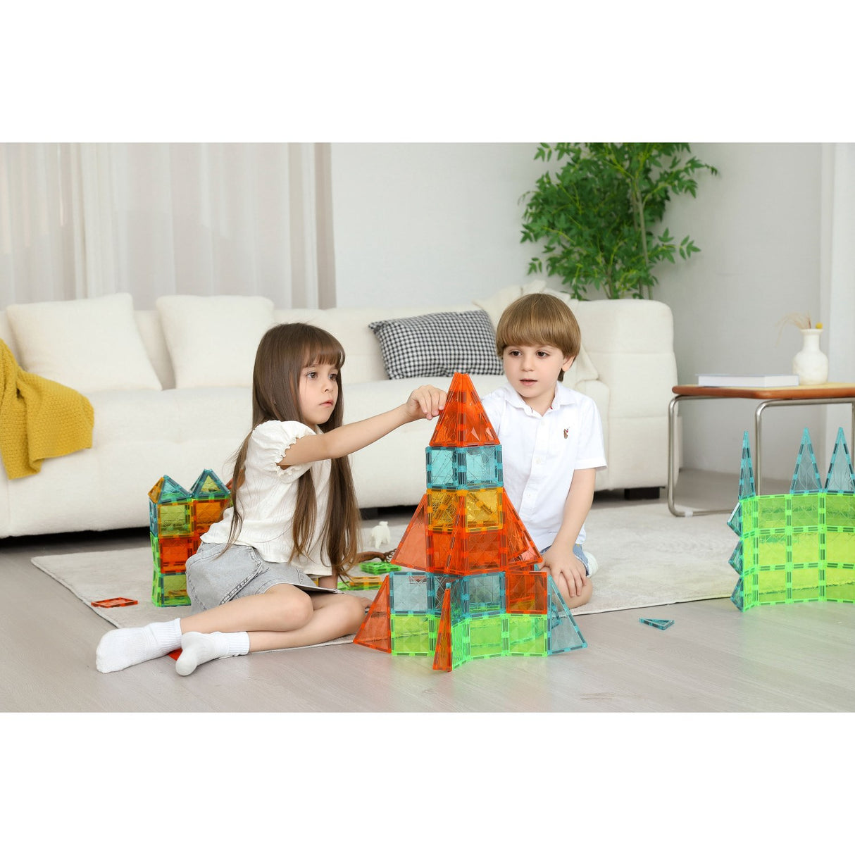 Geomag Magnetic Tiles Gems 32 Pcs
