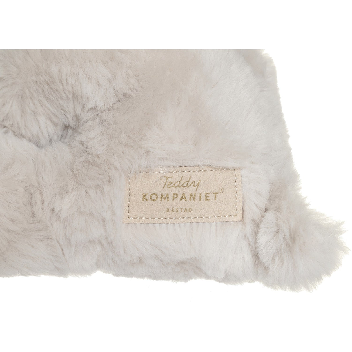 Teddykompaniet Grå Teddy Mocca - Hund, 25 Cm