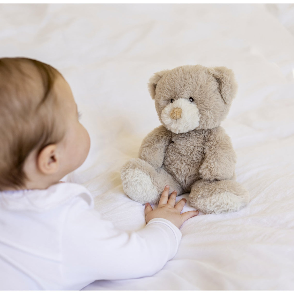 Teddykompaniet Beige Teddy Mocca - Bamse, 25 Cm