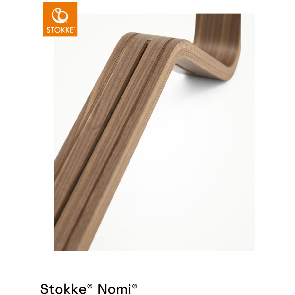 Stokke® Nomi® Stol Valnød Black