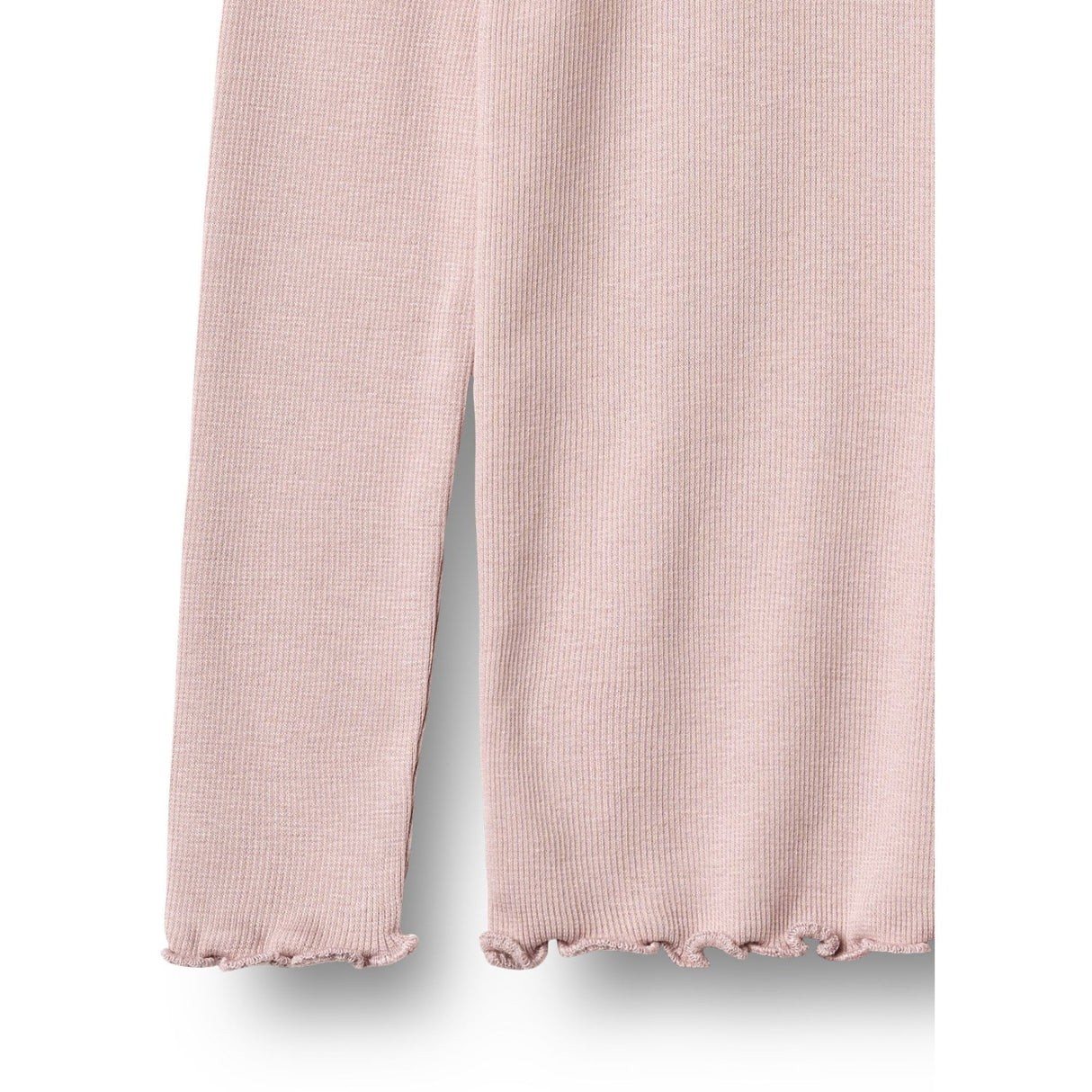 Wheat Soft Lilac Rib Bluse Reese