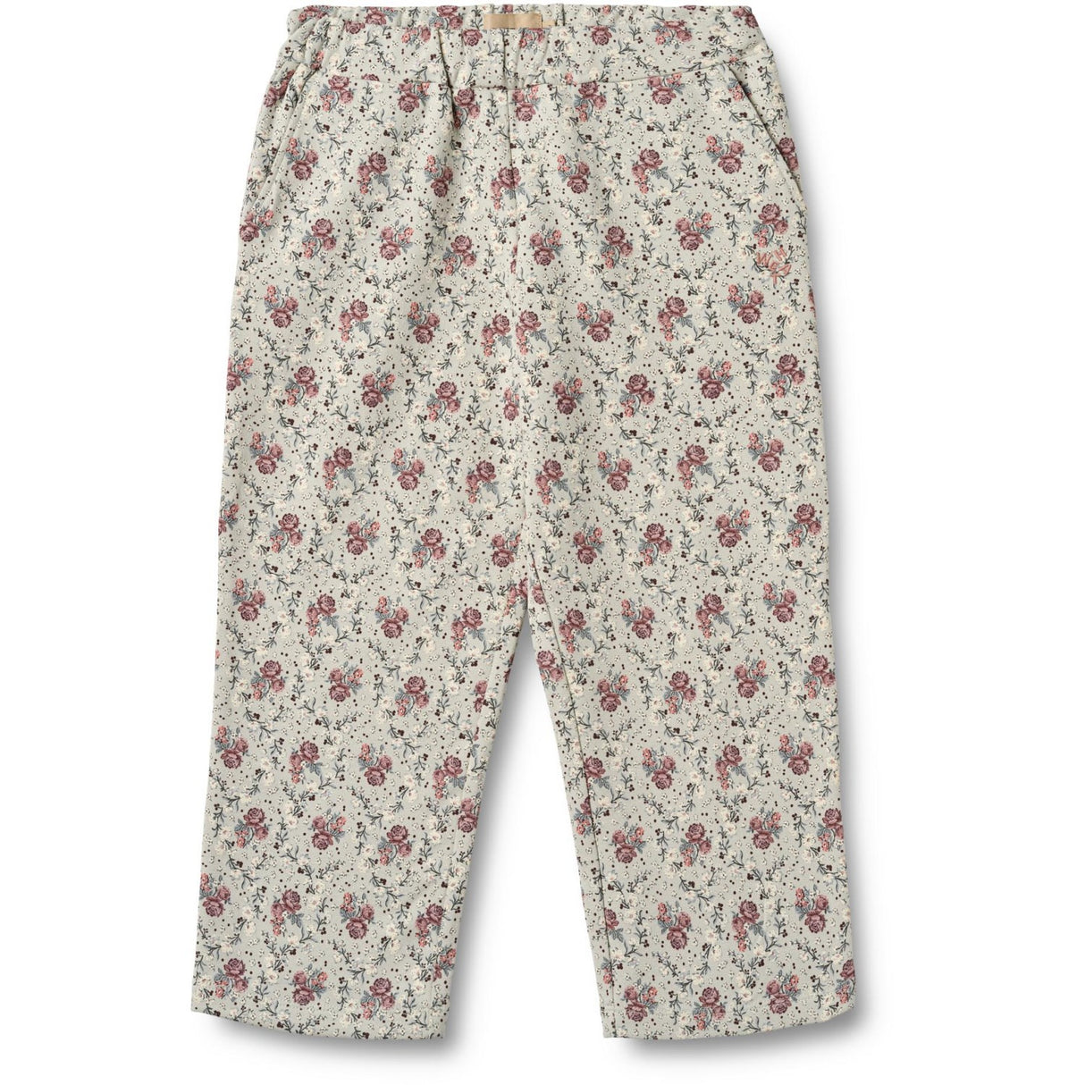 Wheat Slightly Green Flowers Sweatpants Eline