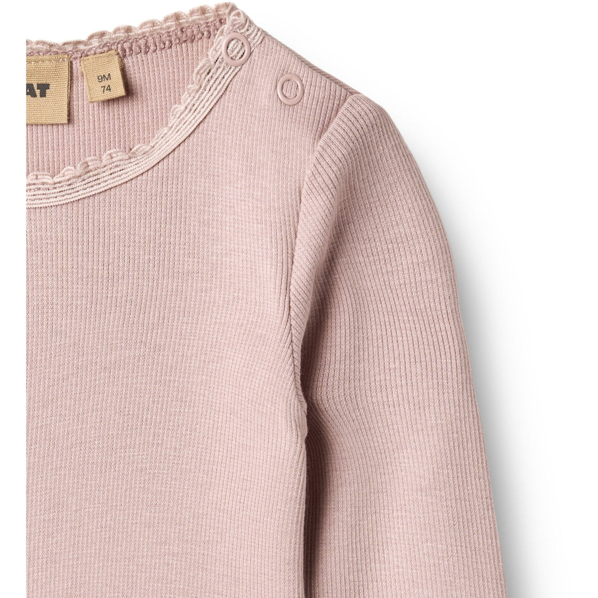 Wheat Soft Lilac Rib Bluse Reese