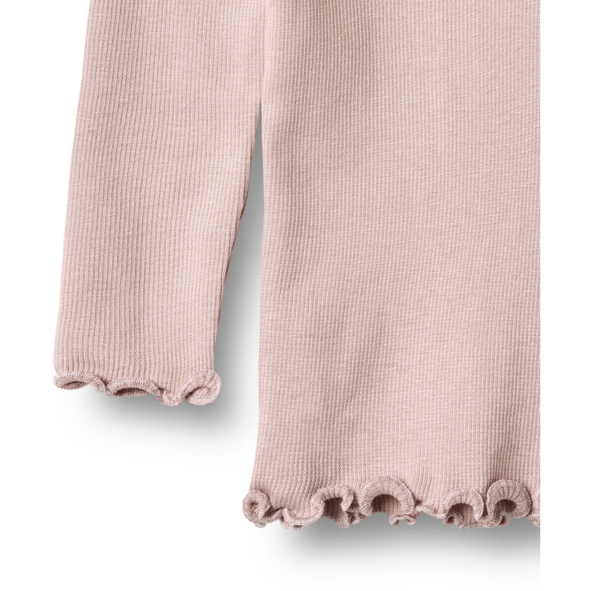 Wheat Soft Lilac Rib Bluse Reese