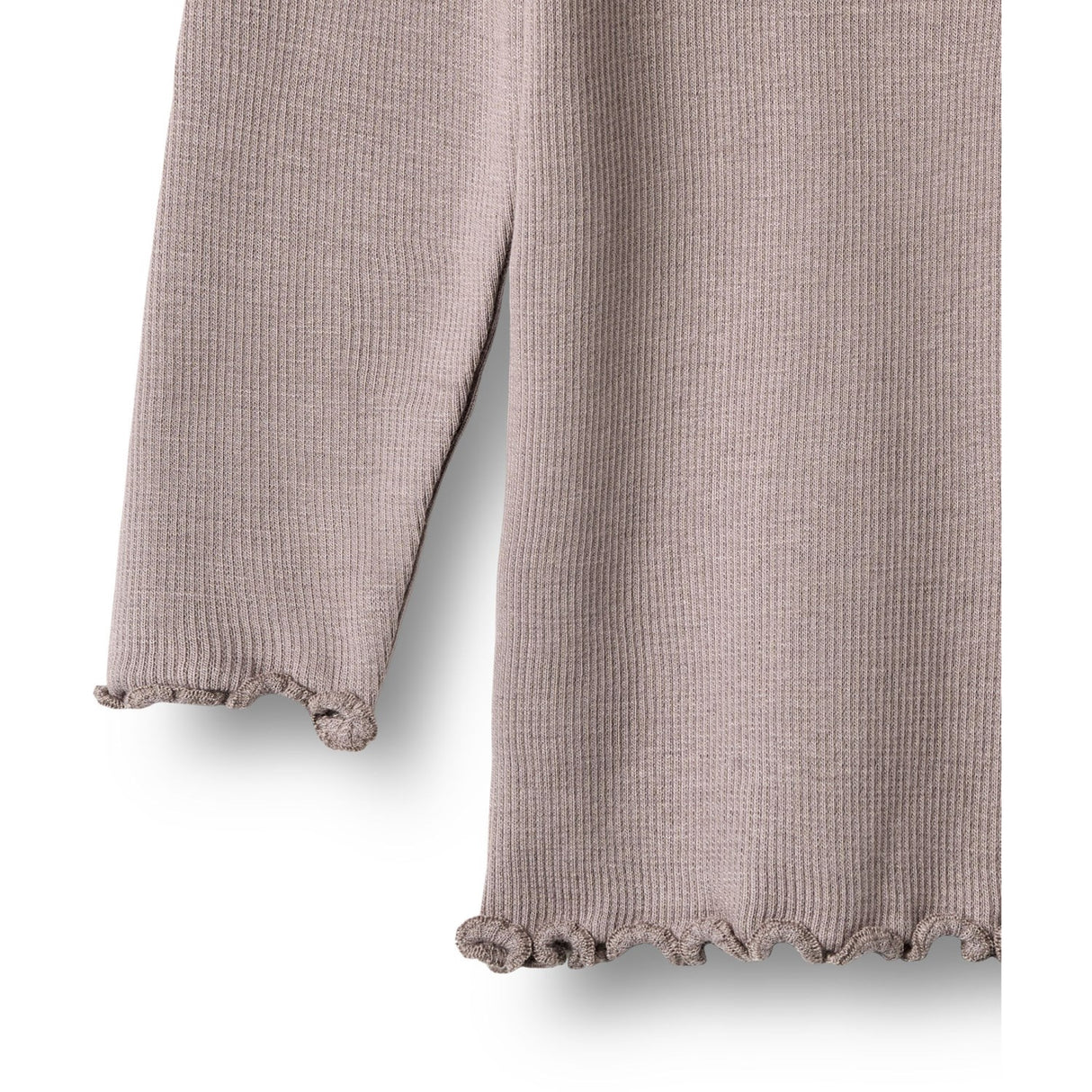 Wheat Dusty Purple Rib Bluse Reese