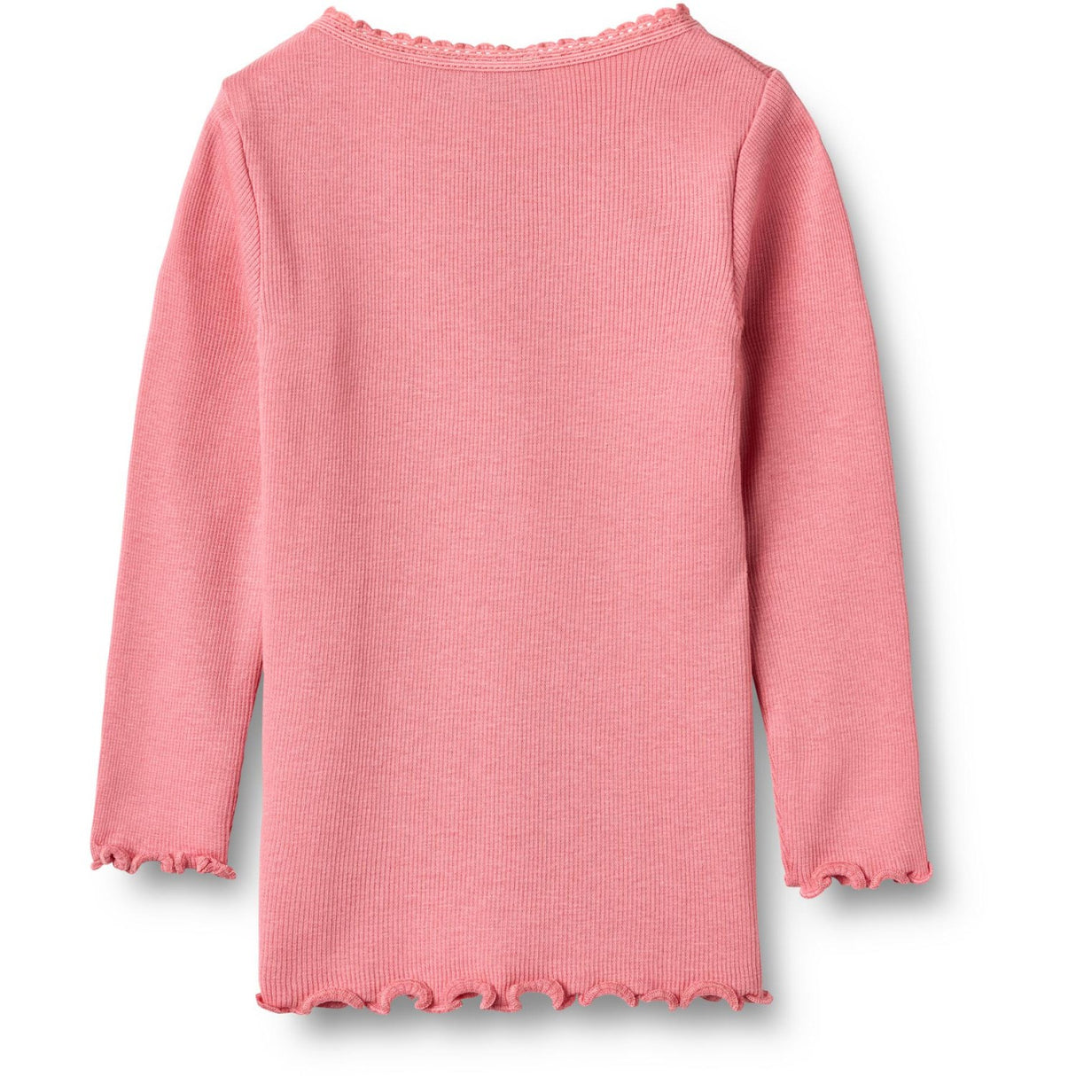 Wheat Soft Pink Rib Bluse Reese