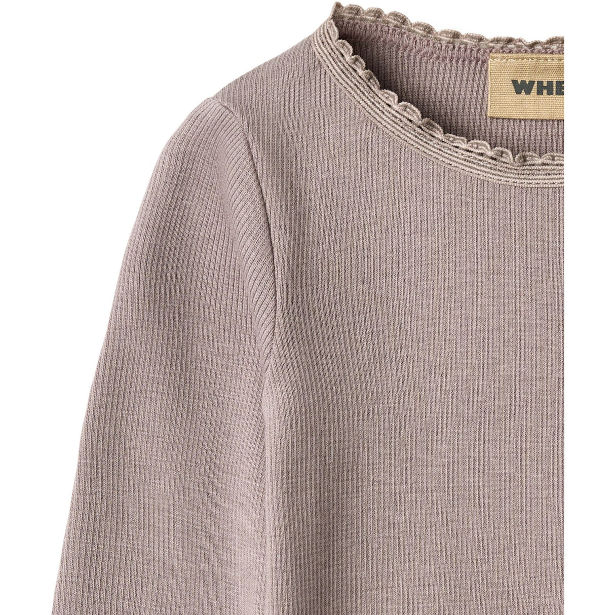 Wheat Dusty Purple Rib Bluse Reese